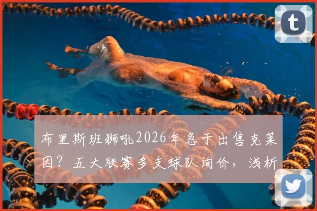 布里斯班狮吼2026年急于出售克莱因?五大联赛多支球队询价,浅析这位22岁中场的转会前景与潜在价值